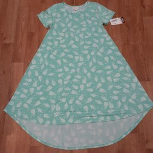 LuLaRoe Kermit Disney Carly Dress XXS NWT